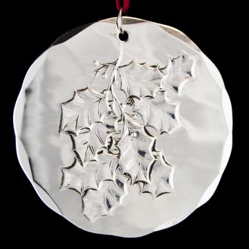 1980 Wendell August Holly Sterling Ornament image